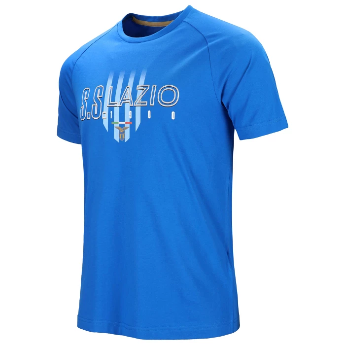 SS LAZIO BLUE GRAPHIC T-SHIRT 2023/24