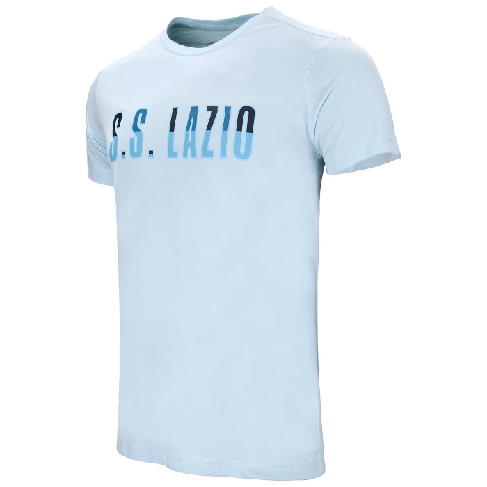 SS LAZIO LIGHT BLUE LOGO T-SHIRT 2024/25