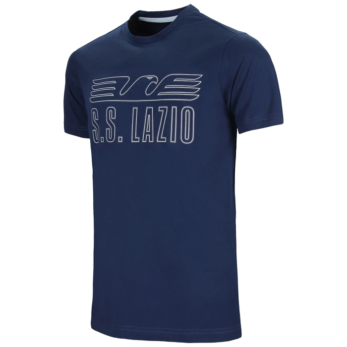 SS LAZIO NAVY GRAPHIC T-SHIRT 2024/25