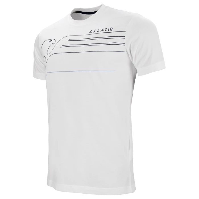 SS LAZIO WHITE FAN T-SHIRT 2024/25