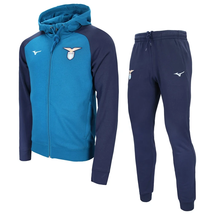 SS LAZIO CELESTIAL BLUE PRESENTATION FZ HOODIE TRACKSUIT 2024/25