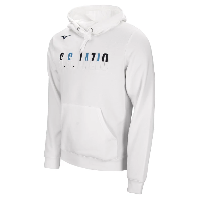 SS LAZIO WHITE LOGO HOODIE 2024/25