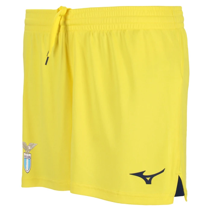 SS LAZIO YELLOW AWAY SHORTS 2024/25 - WOMEN