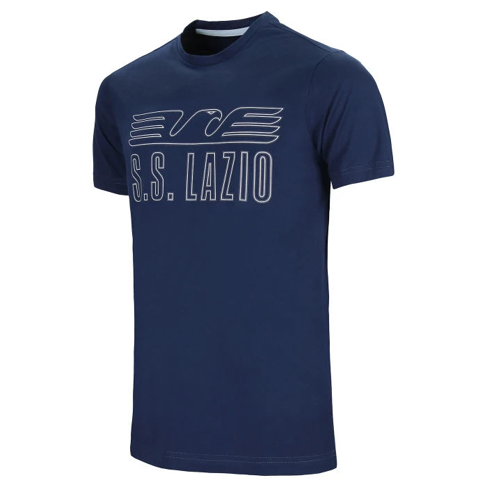 SS LAZIO NAVY GRAPHIC T-SHIRT 2024/25 - KIDS