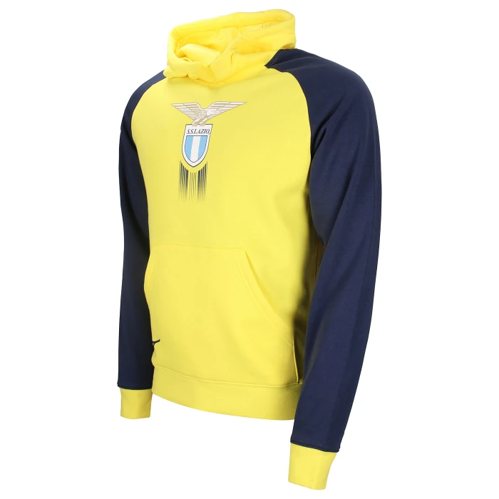 SS LAZIO FAN YELLOW HOODIE 2024/25 - KIDS