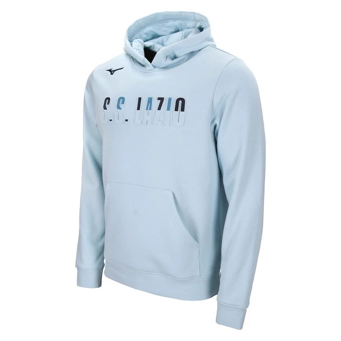 SS LAZIO LIGHT BLUE LOGO HOODIE 2024/25 - KIDS