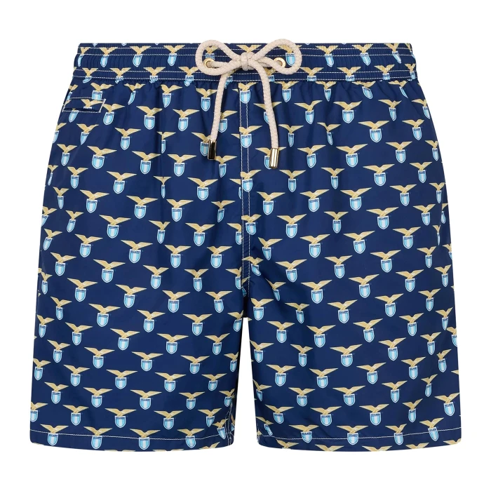 LAZIO X MC2 SAINT BARTH LOGO LAZIO SWIM SHORT