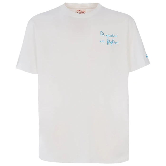 LAZIO X MC2 SAINT BARTH PADRE IN FIGLIO CLASSIC T SHIRT